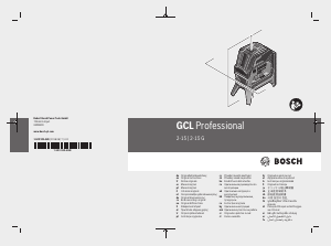 Instrukcja Bosch GCL 2-15 Laser liniowy