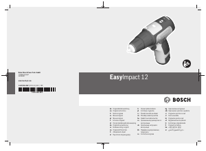 Bruksanvisning Bosch EasyImpact 12 Drill-skrutrekker