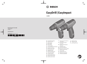 Návod Bosch EasyDrill 1200 Stĺpová vŕtačka