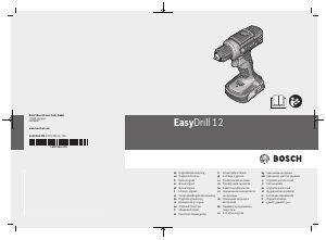 Посібник Bosch EasyDrill 12 Шурупокрут