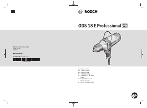 Panduan Bosch GDS 18 E Impact Wrench