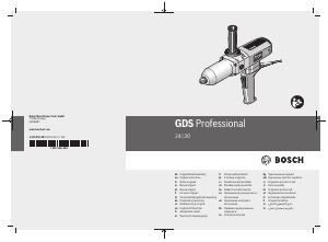 Instrukcja Bosch GDS 24 Klucz udarowy