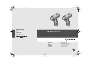 Mode d’emploi Bosch GDS 120-LI Visseuse à choc