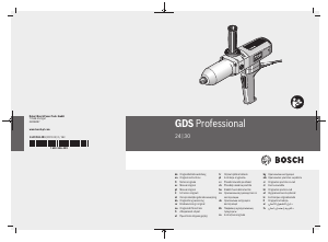 Bedienungsanleitung Bosch GDS 30 Schlagschrauber