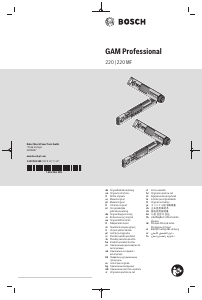 Bruksanvisning Bosch GAM 220 MF Vattenpass