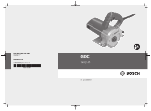 说明书 博世 GDC 145 圆锯