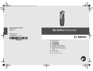 Handleiding Bosch GLI 120-LI Zaklamp