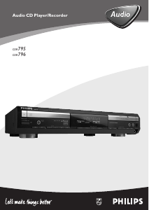 Manuale Philips CDR795 Lettore CD