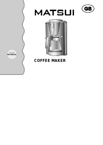 Handleiding Matsui MCM221AL Koffiezetapparaat