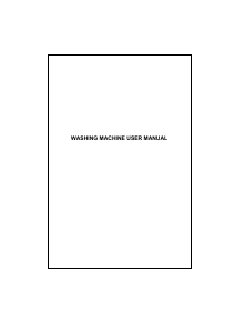 Manual Matsui MWM800E Washing Machine