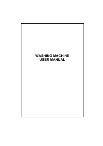 Manual Matsui MWM1400E Washing Machine