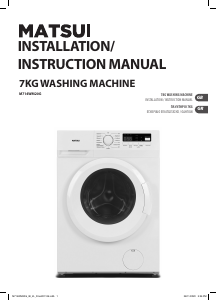 Manual Matsui M714WM20G Washing Machine