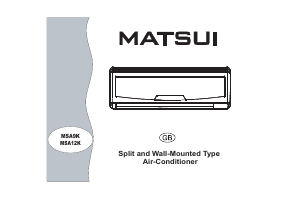 Handleiding Matsui MSA9K Airconditioner