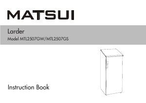 Handleiding Matsui MTL2507GW Koelkast