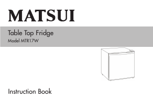 Handleiding Matsui MTR17W Koelkast