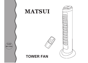 Manual Matsui MAT-TFS06 Fan