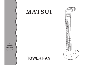 Handleiding Matsui MAT-TFW06 Ventilator