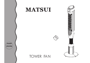 Manual Matsui EF20TRS Fan