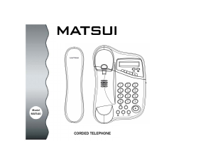 Manual Matsui MAT540 Phone