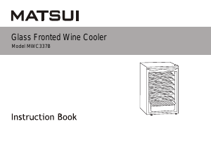 Manual Matsui MWC337B Wine Cabinet