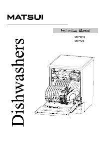 Manual Matsui MF2S/A Dishwasher