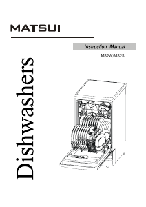 Manual Matsui MS2W Dishwasher