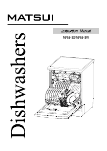 Manual Matsui MF654EWE Dishwasher