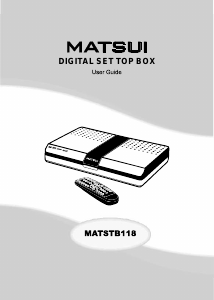 Handleiding Matsui MATSTSB118 Digitale ontvanger