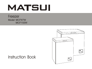 Handleiding Matsui MCF97W Vriezer