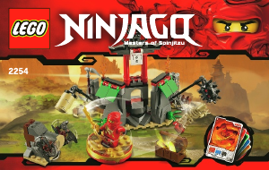 Bruksanvisning Lego set 2254 Ninjago Bergstempel