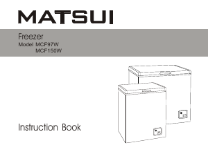 Manual Matsui MCF150W Freezer