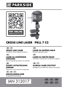 Priručnik Parkside PKLL 7 C3 Linijski laser