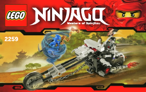 Bruksanvisning Lego set 2259 Ninjago Dödskallemotorcykel