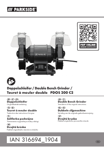 Manual Parkside IAN 316694 Bench Grinder