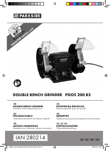 Manual Parkside IAN 280214 Bench Grinder