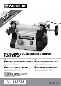 Manual Parkside PMDS 100 A1 Bench Grinder