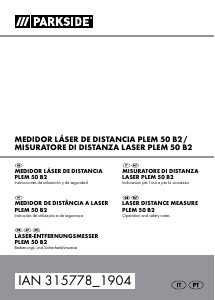 Manuale Parkside IAN 315778 Misuratore di distanza laser