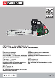 Manual Parkside IAN 315116 Chainsaw