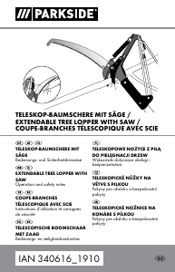 Instrukcja Parkside IAN 340616 Nożyce ogrodowe