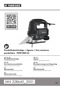 Manual Parkside PSTD 800 C3 Jigsaw