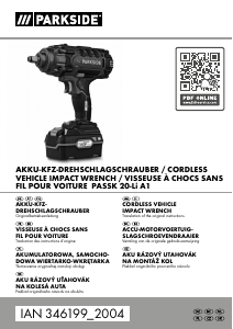 Manual Parkside IAN 346199 Impact Wrench