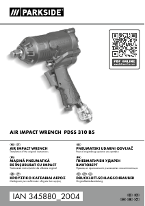 Manual Parkside IAN 345880 Cheie de impact