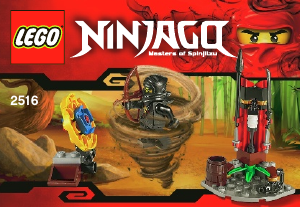 Manual de uso Lego set 2516 Ninjago Zona de entrenamiento ninja