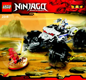 Bruksanvisning Lego set 2518 Ninjago Nuckals ATV