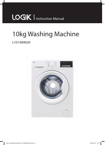 Handleiding Logik L1014WM20 Wasmachine