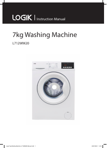 Manual Logik L712WM20 Washing Machine
