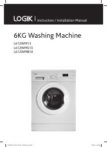 Manual Logik L612WM14 Washing Machine