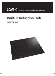 Handleiding Logik LINDHOB10/A Kookplaat