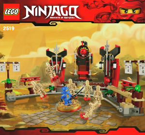 Brugsanvisning Lego set 2519 Ninjago Skeletbowling