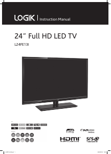 Handleiding Logik L24FE13I LED televisie